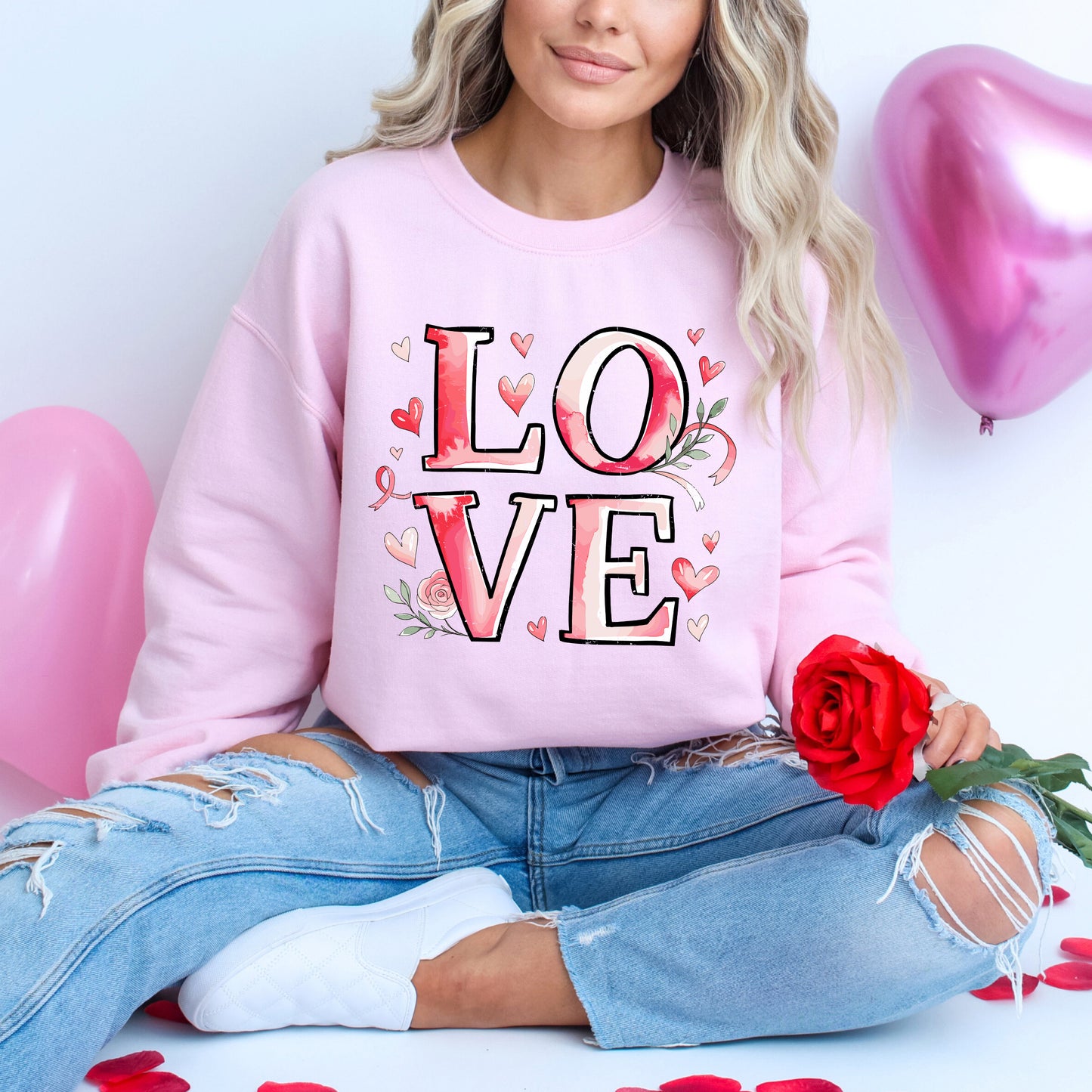 Love Ribbon | Sweatshirt