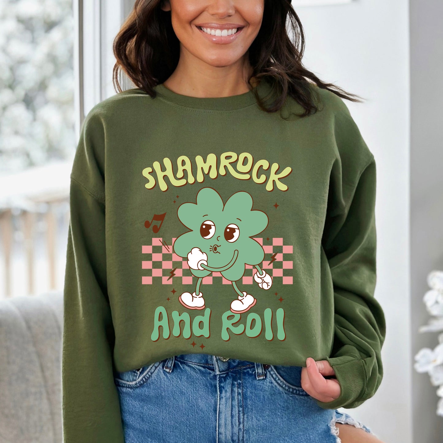 Shamrock And Roll | Sweatshirt