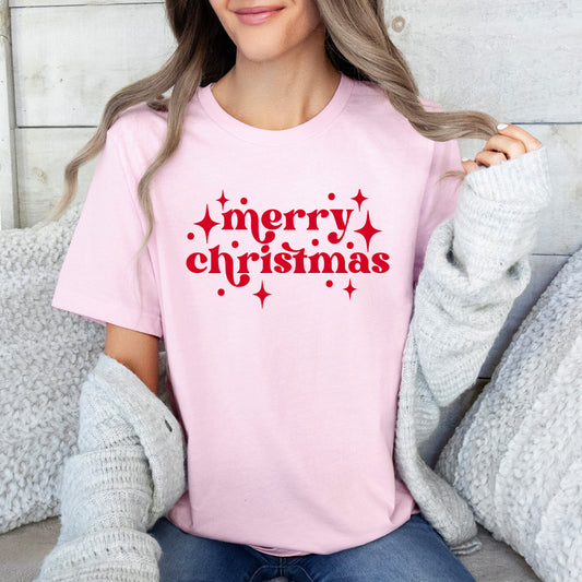 Whimsical Merry Christmas | Short Sleeve Graphic Tee