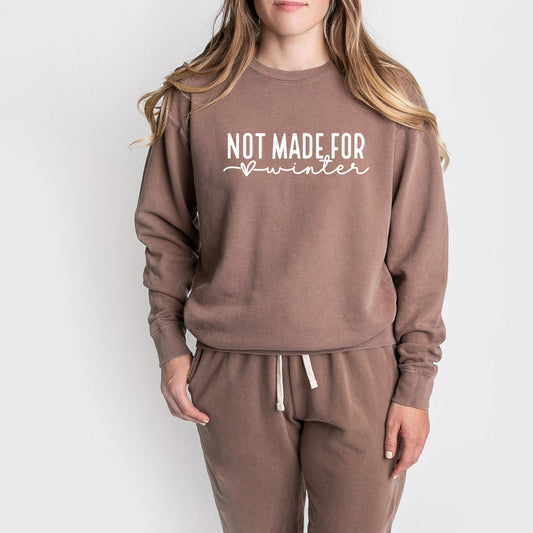 Not Made For Winter | Lightweight Garment Dyed Sweatshirt Set