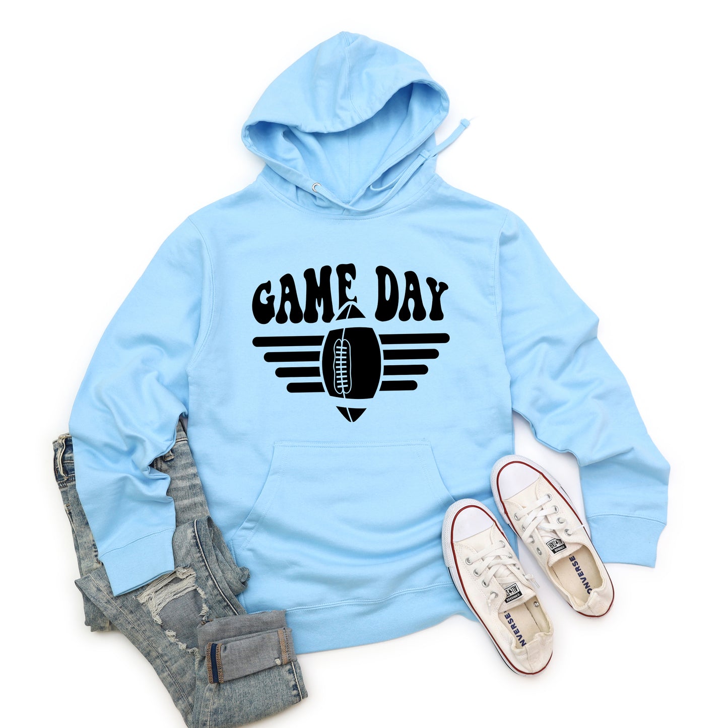 Football Game Day Stripes | Hoodie