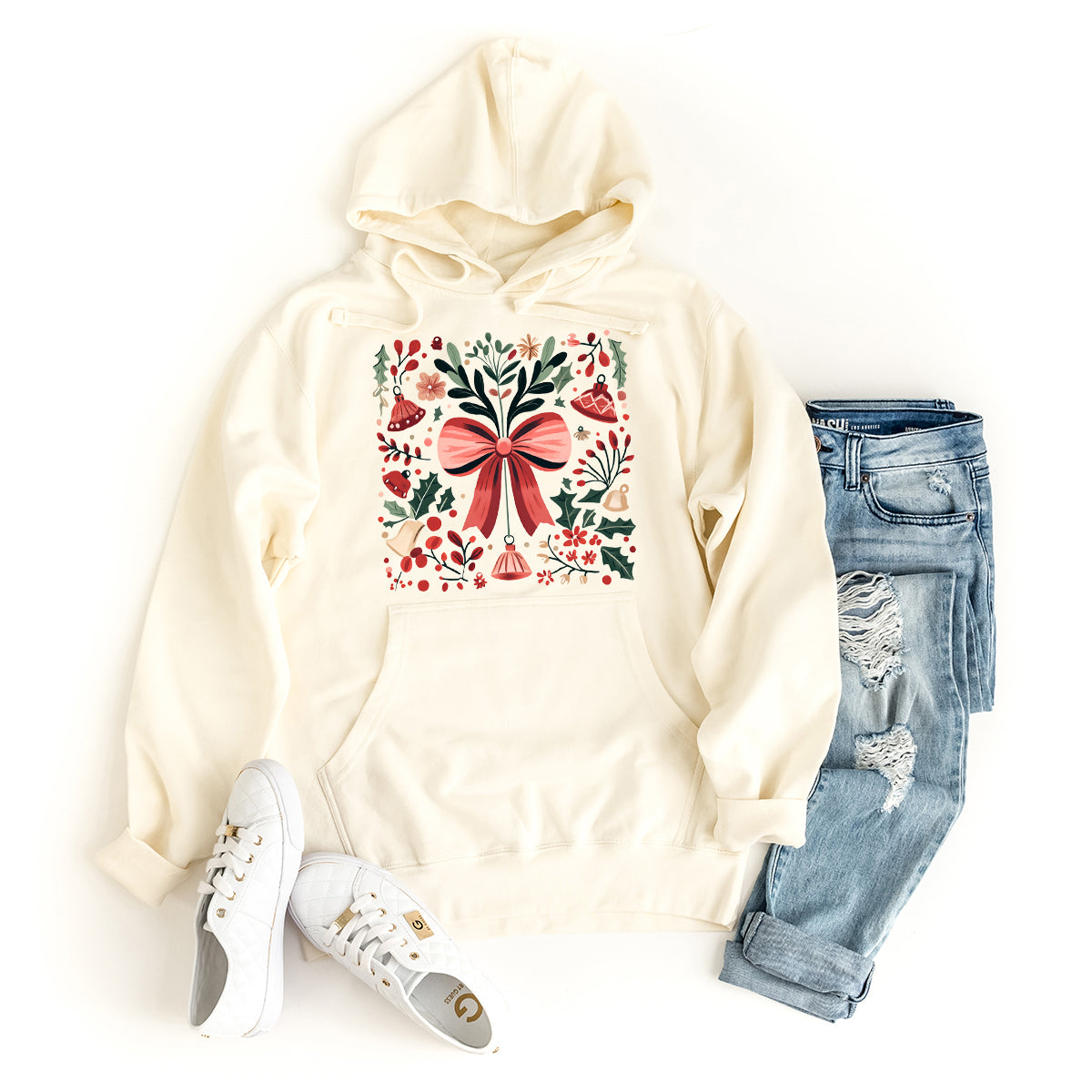 Coquette Holly Collage | Hoodie