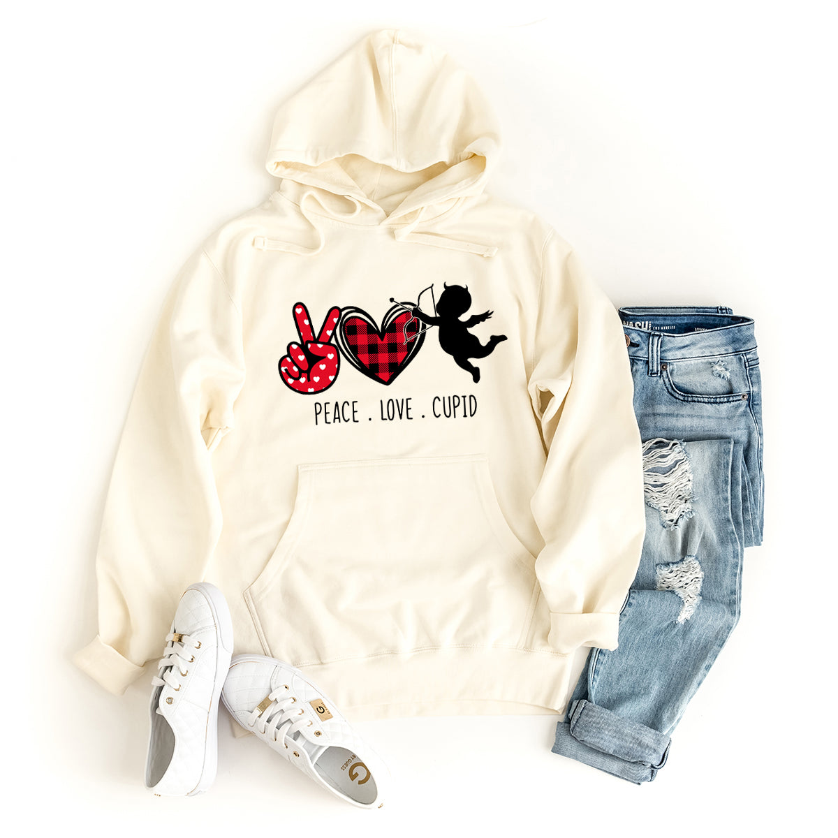 Peace Love Cupid | Hoodie