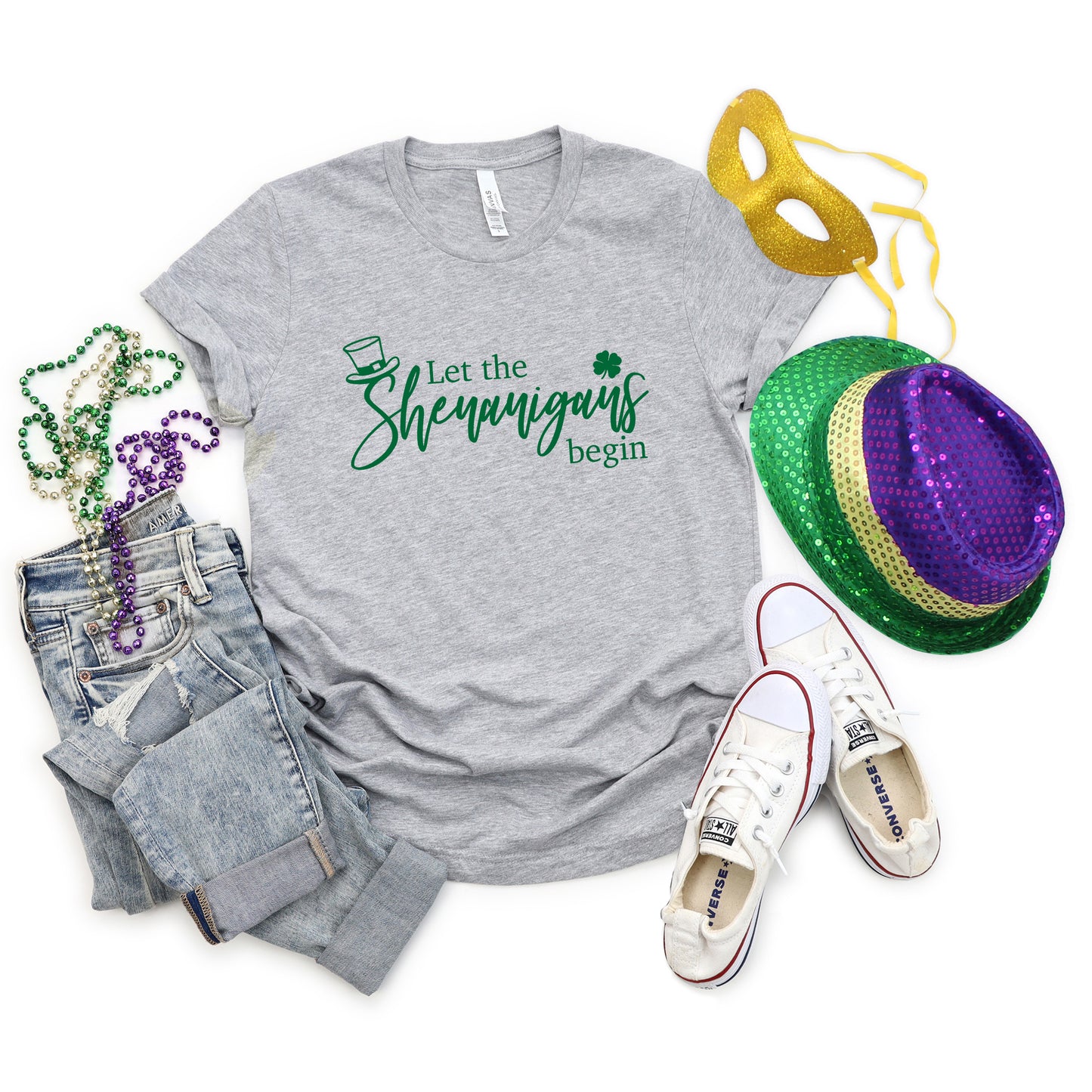 Let The Shenanigans Begin| Short Sleeve Graphic Tee