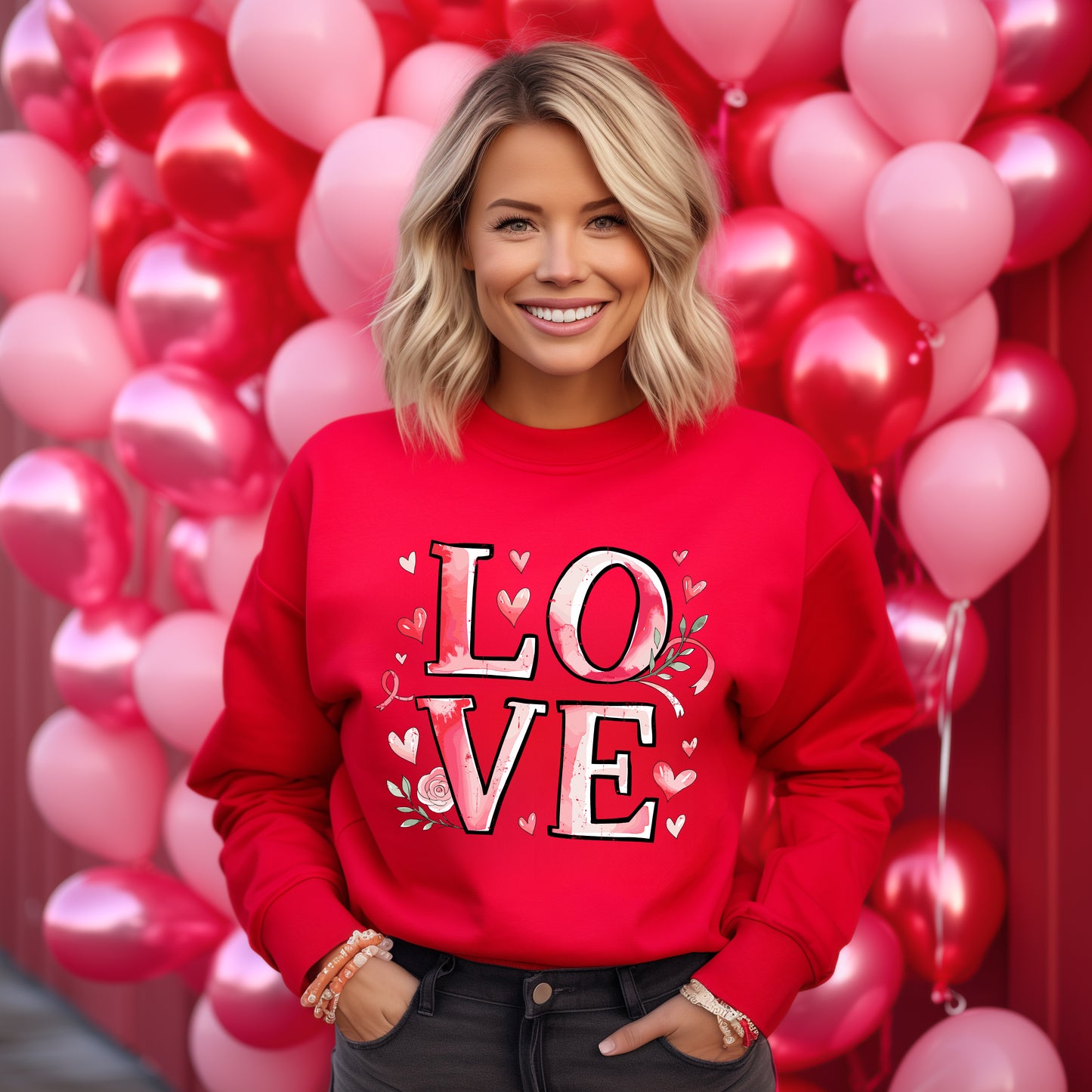 Love Ribbon | Sweatshirt