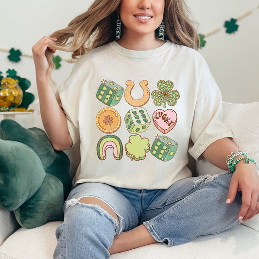 St. Patrick's Charm Chart | Garment Dyed Tee