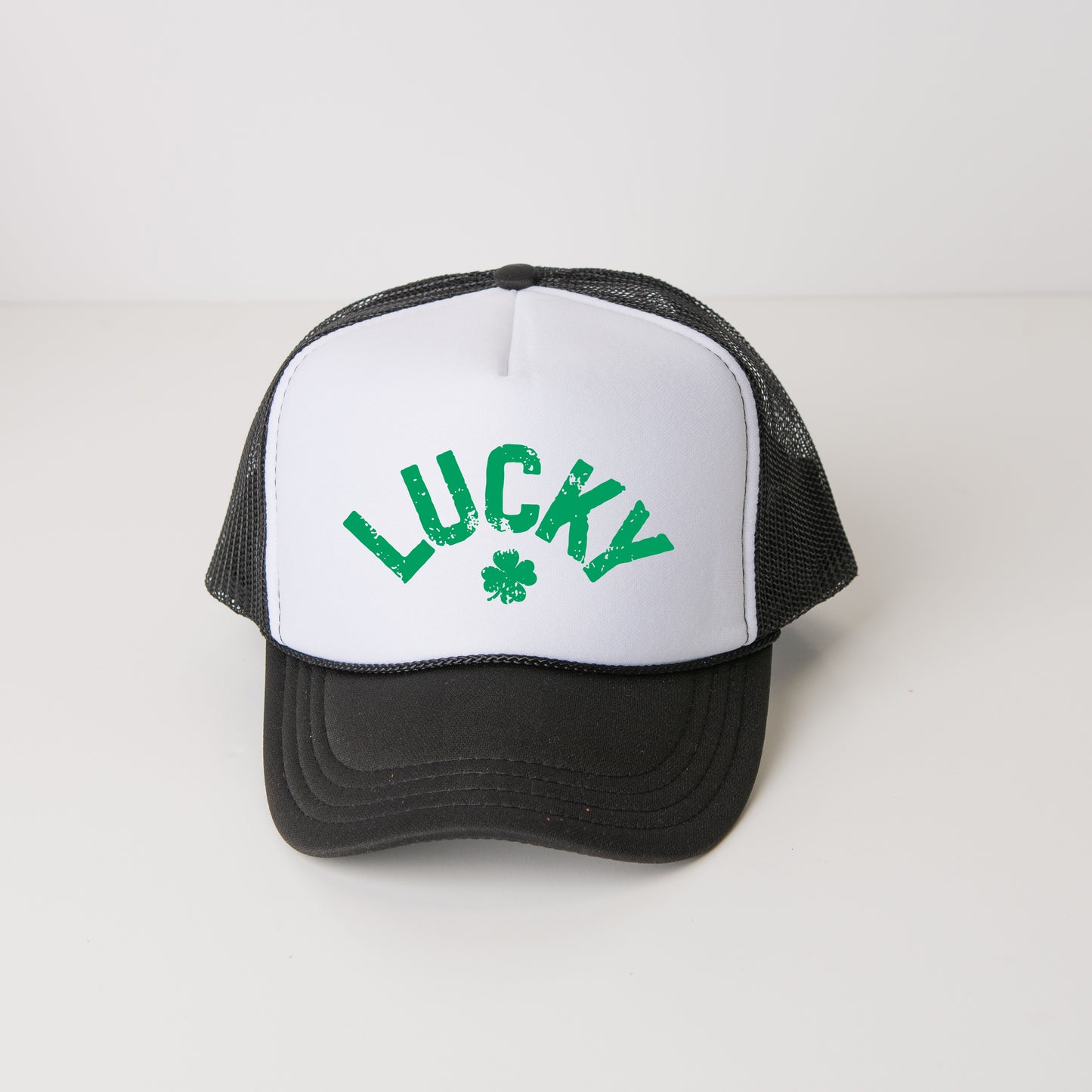 Lucky Arched Distressed | Foam Trucker Hat