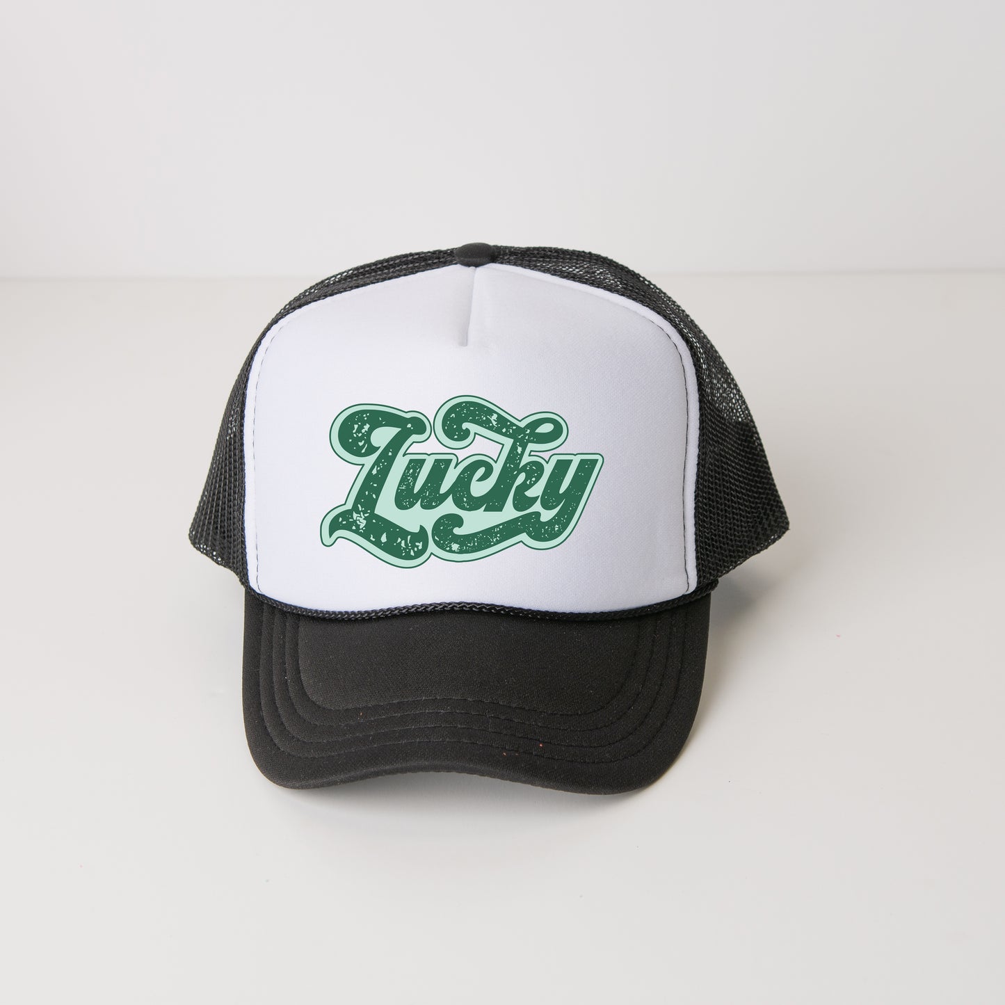 Lucky Retro Rough | Foam Trucker Hat