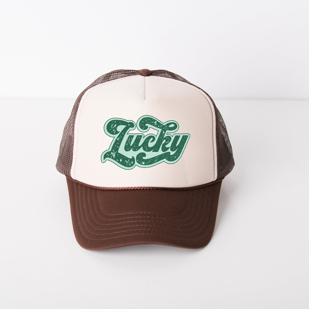 Lucky Retro Rough | Foam Trucker Hat