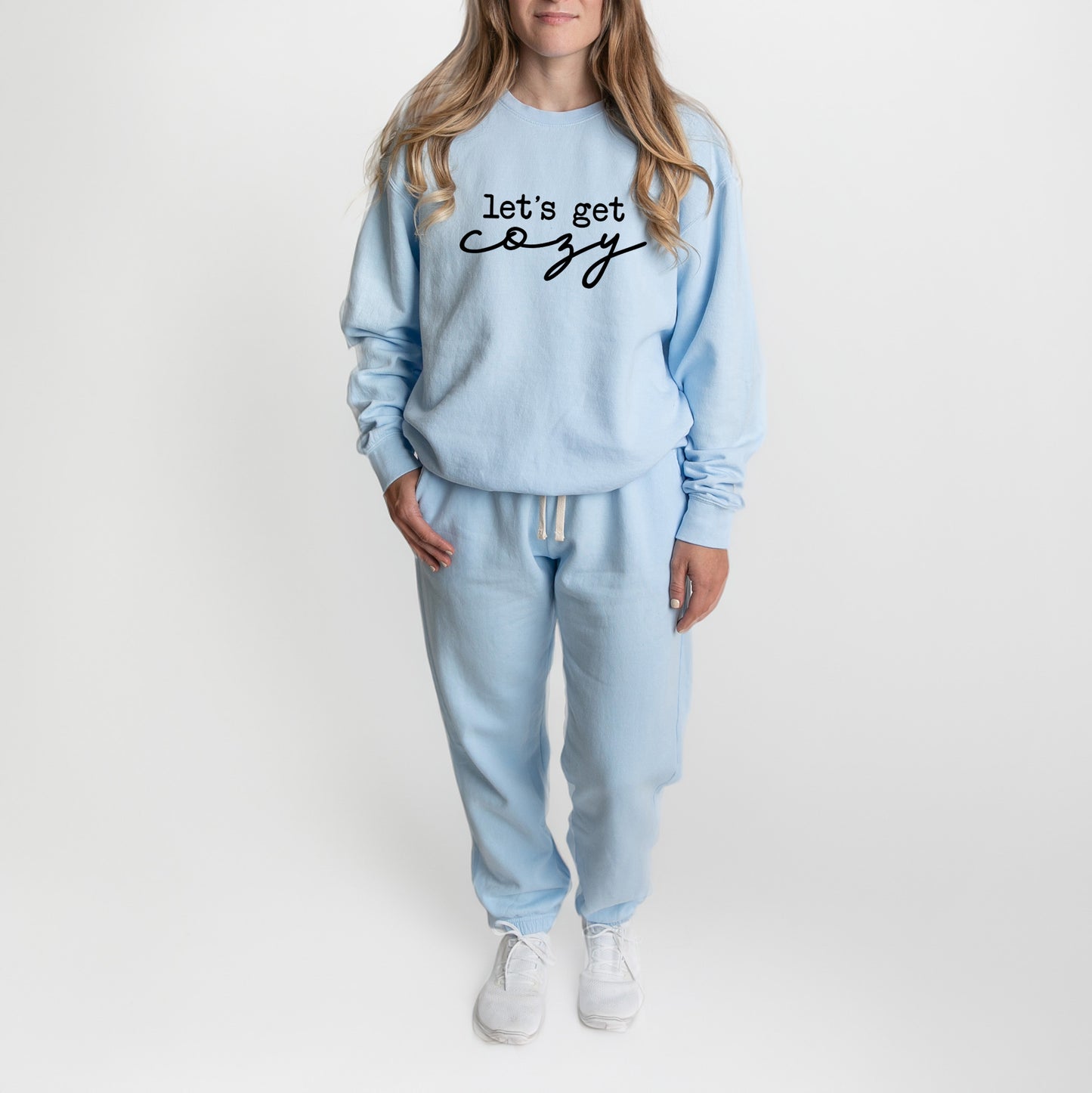 Let's Get Cozy | Lightweight Garment Dyed Sweatshirt Set