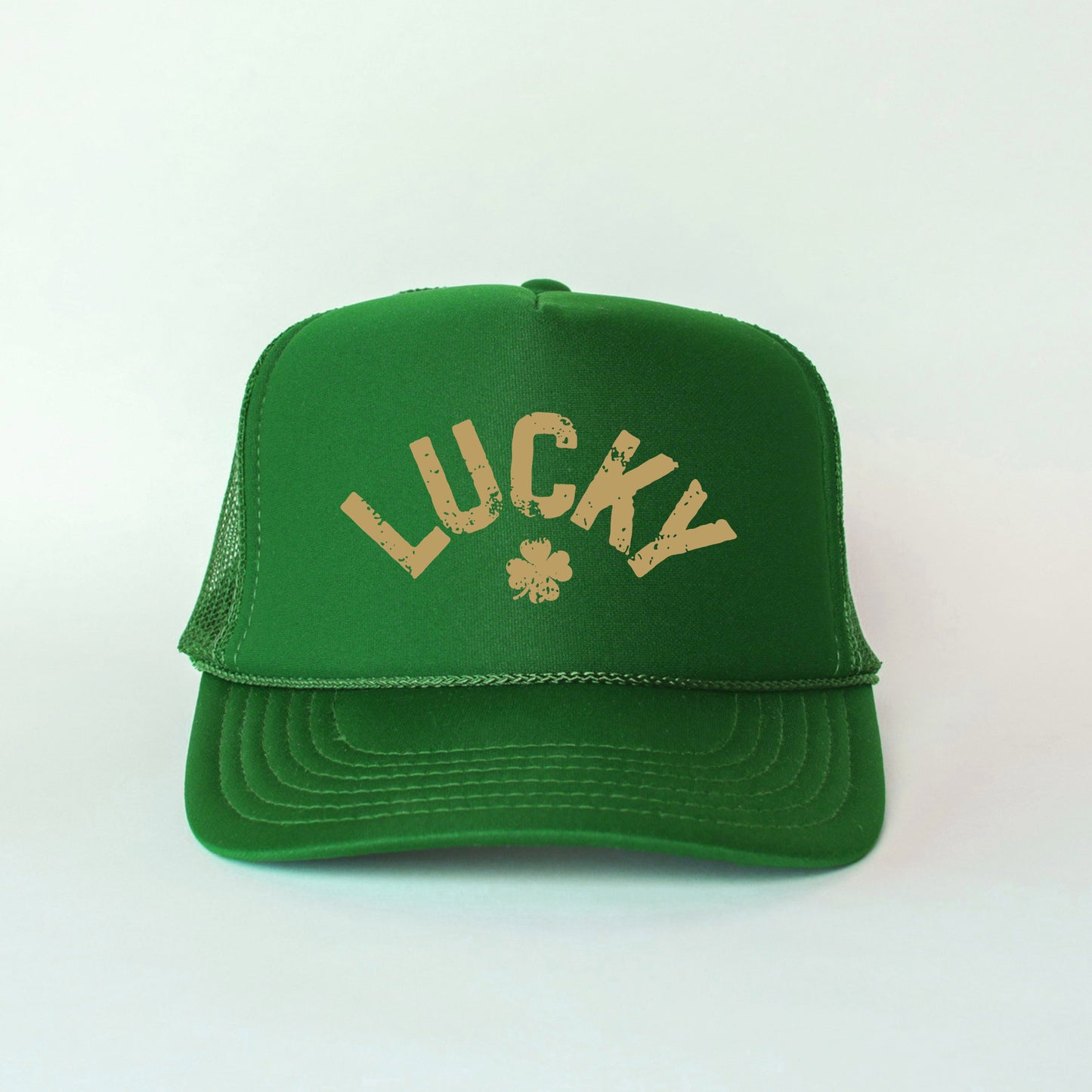 Lucky Arched Distressed | Foam Trucker Hat