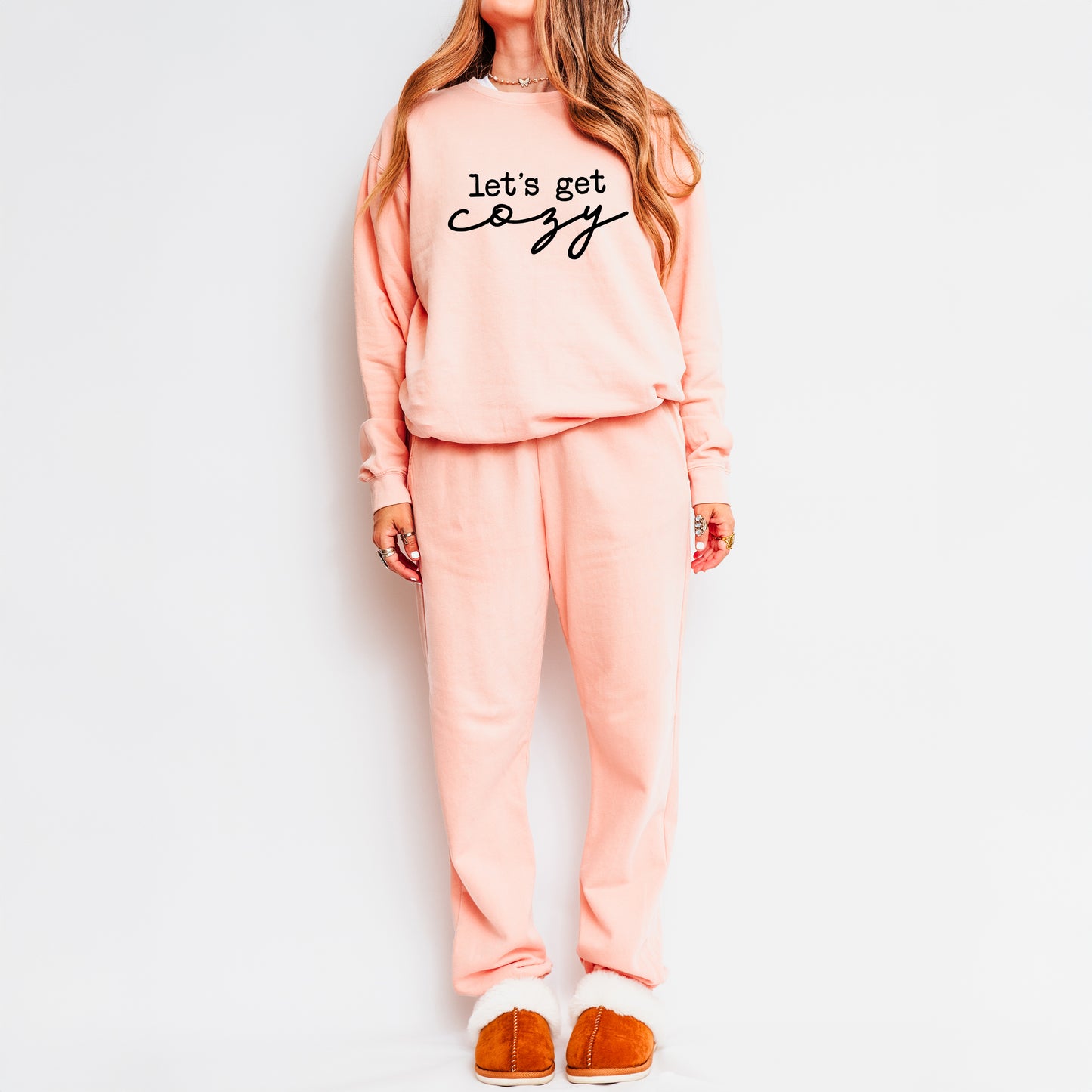 Let's Get Cozy | Lightweight Garment Dyed Sweatshirt Set