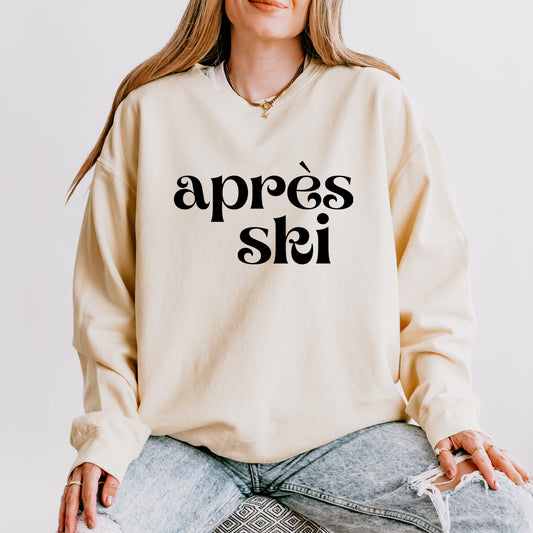 Apres Ski | Lightweight Garment Dyed Sweatshirt