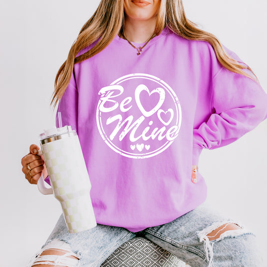 Be Mine Circle | Lightweight Garment Dyed Sweatshirt