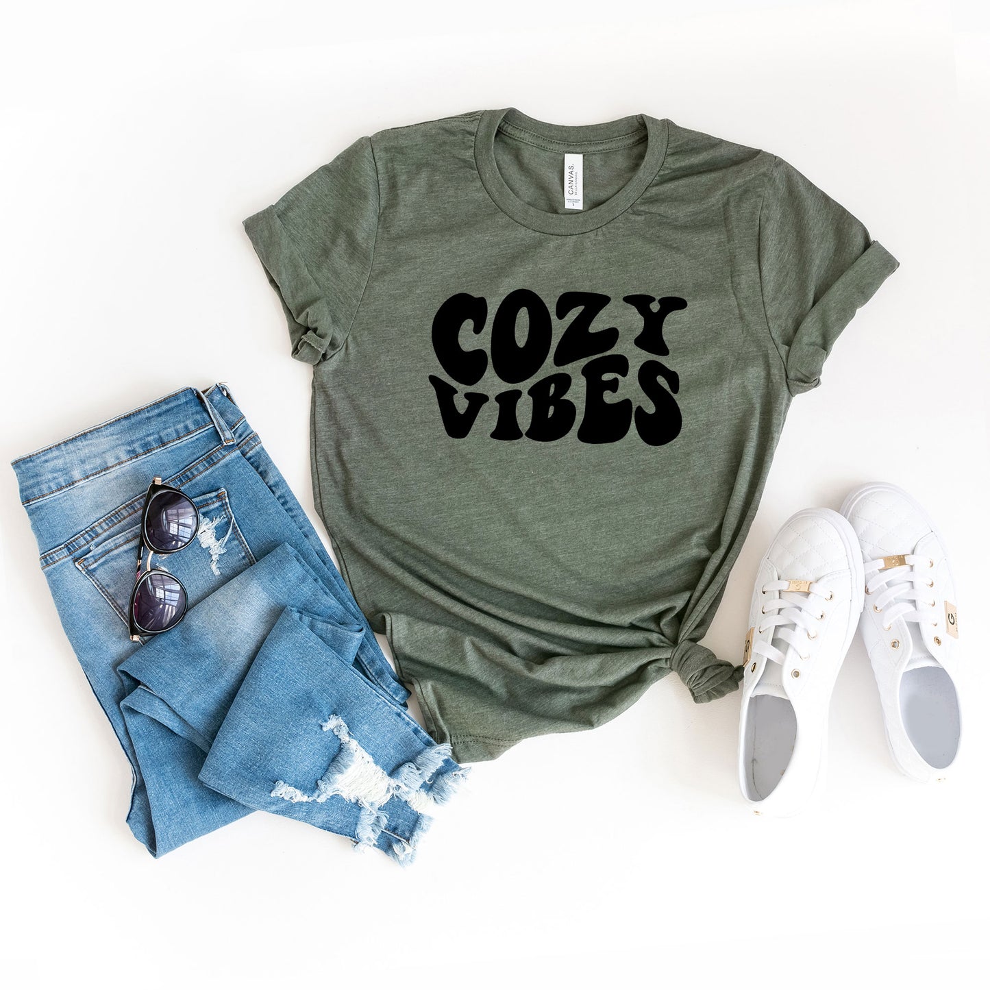 Cozy Vibes | Short Sleeve Graphic Tee