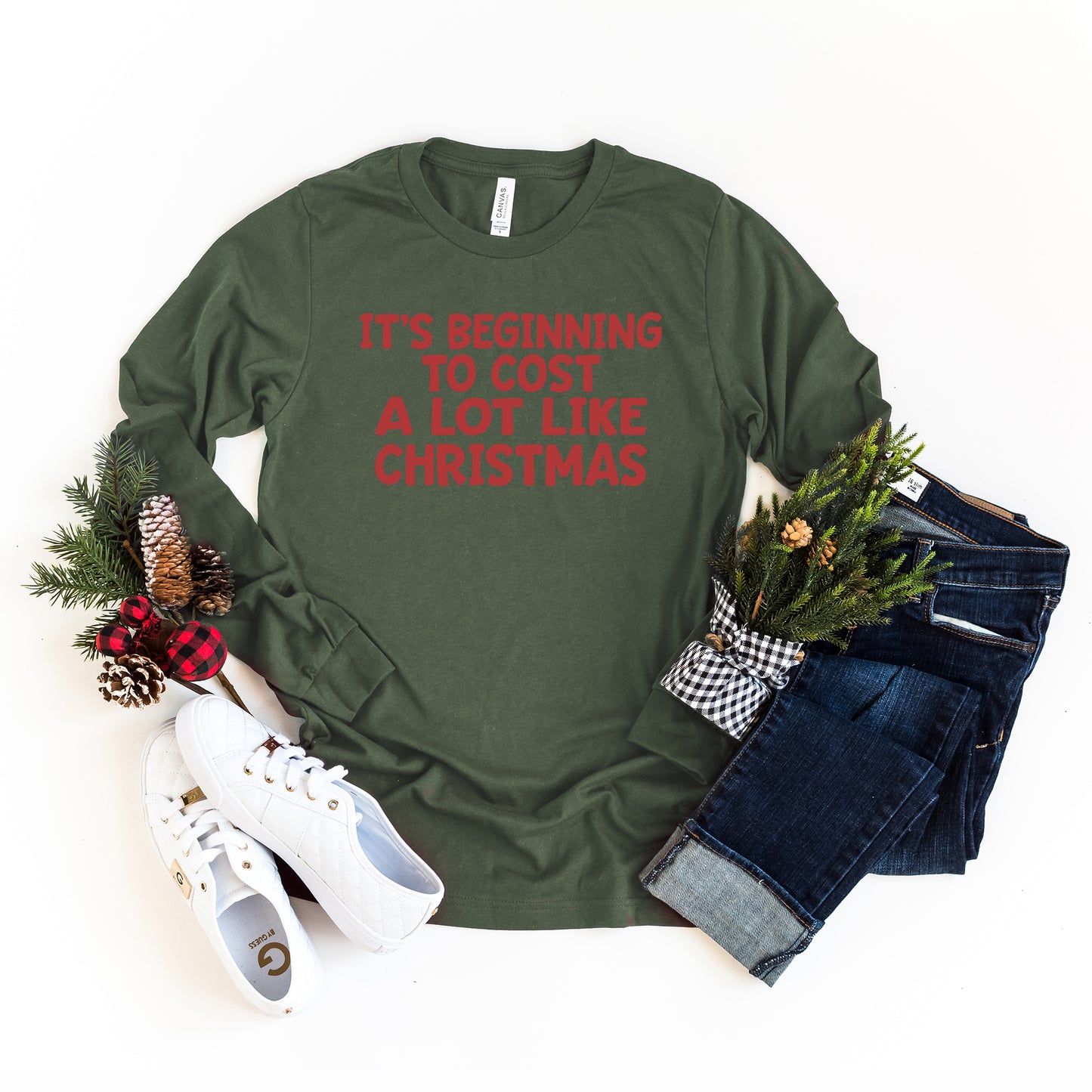 Cost Like Christmas | Long Sleeve Crew Neck