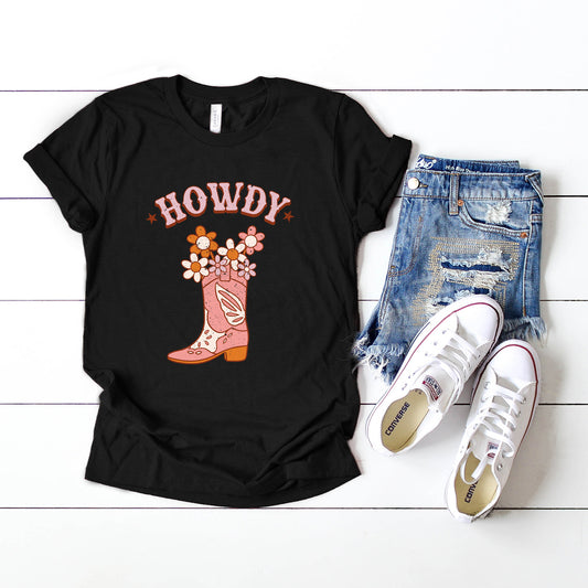 Howdy Boot | Short Sleeve Graphic Tee