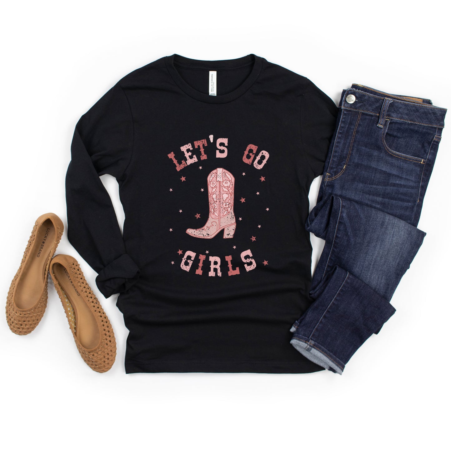 Lets Go Girls Boot | Long Sleeve Crew Neck