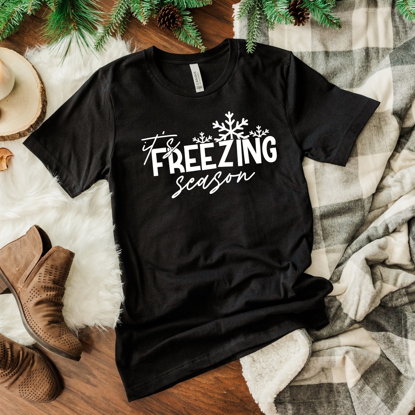 It's Freezing Season | Short Sleeve Crew Neck