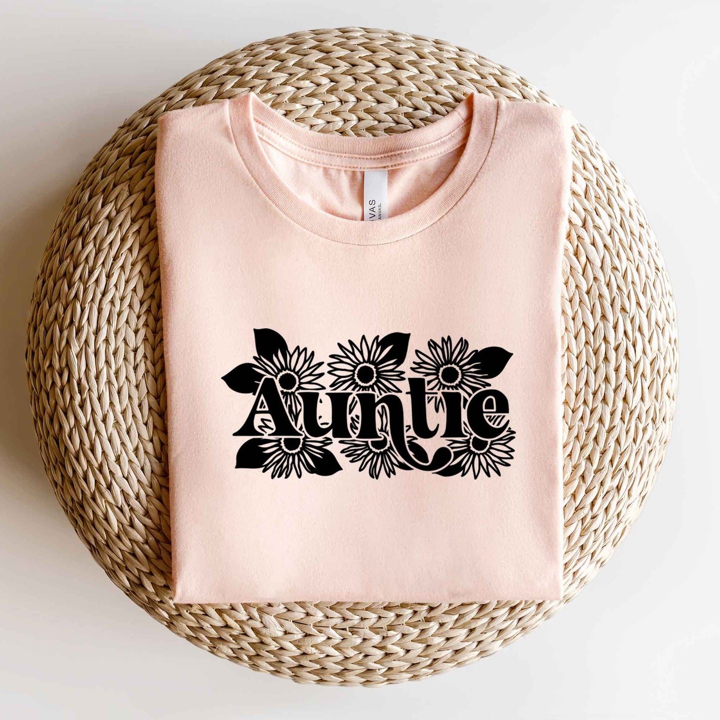 Auntie Sunflowers | Short Sleeve Graphic Tee