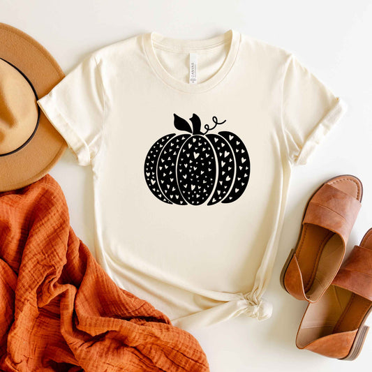 Heart Pumpkin | Short Sleeve Crew Neck