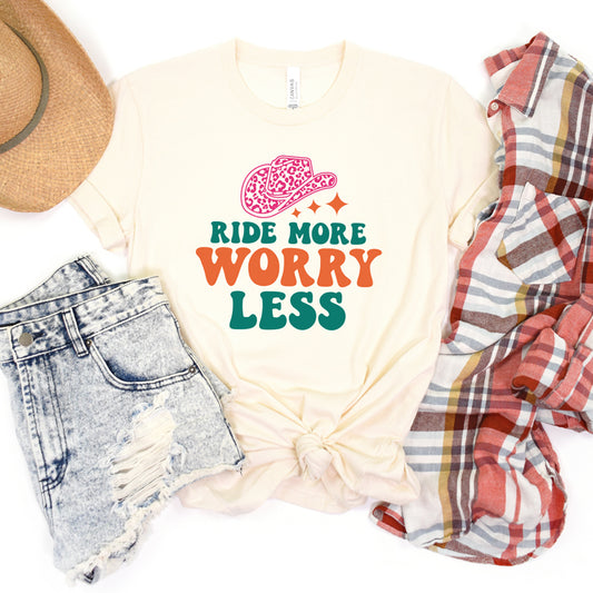 Ride More Worry Less | Short Sleeve Graphic Tee