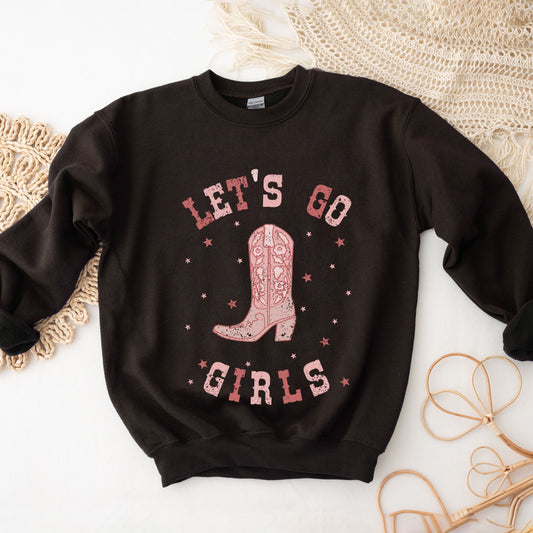 Lets Go Girls Boot | Sweatshirt