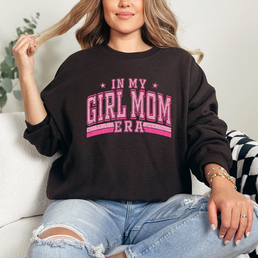 Girl Mom Era Varsity | Sweatshirt