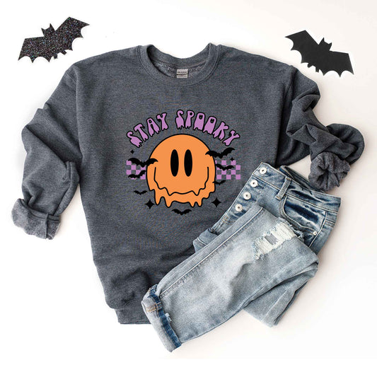 Stay Spooky Smiley Bats | Sweatshirt