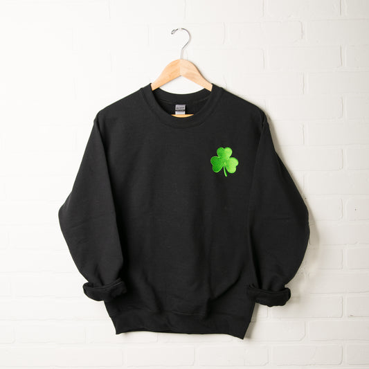 Embroidered Clover | Sweatshirt