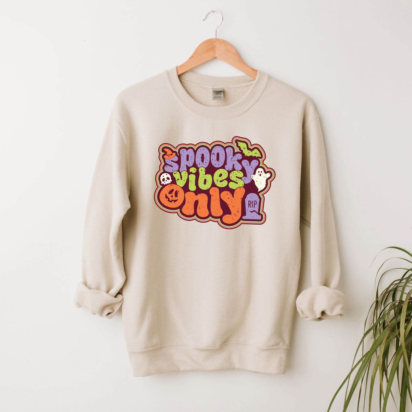 Spooky Vibes Only Retro | Sweatshirt