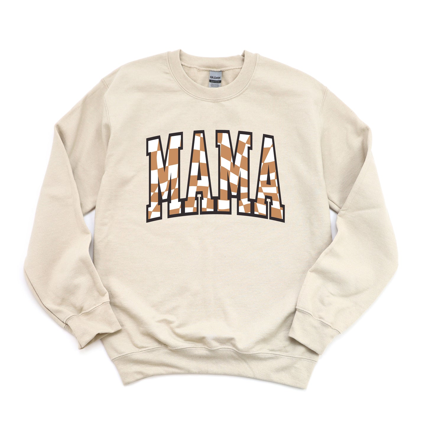 Varsity Checkered Mama | Sweatshirt