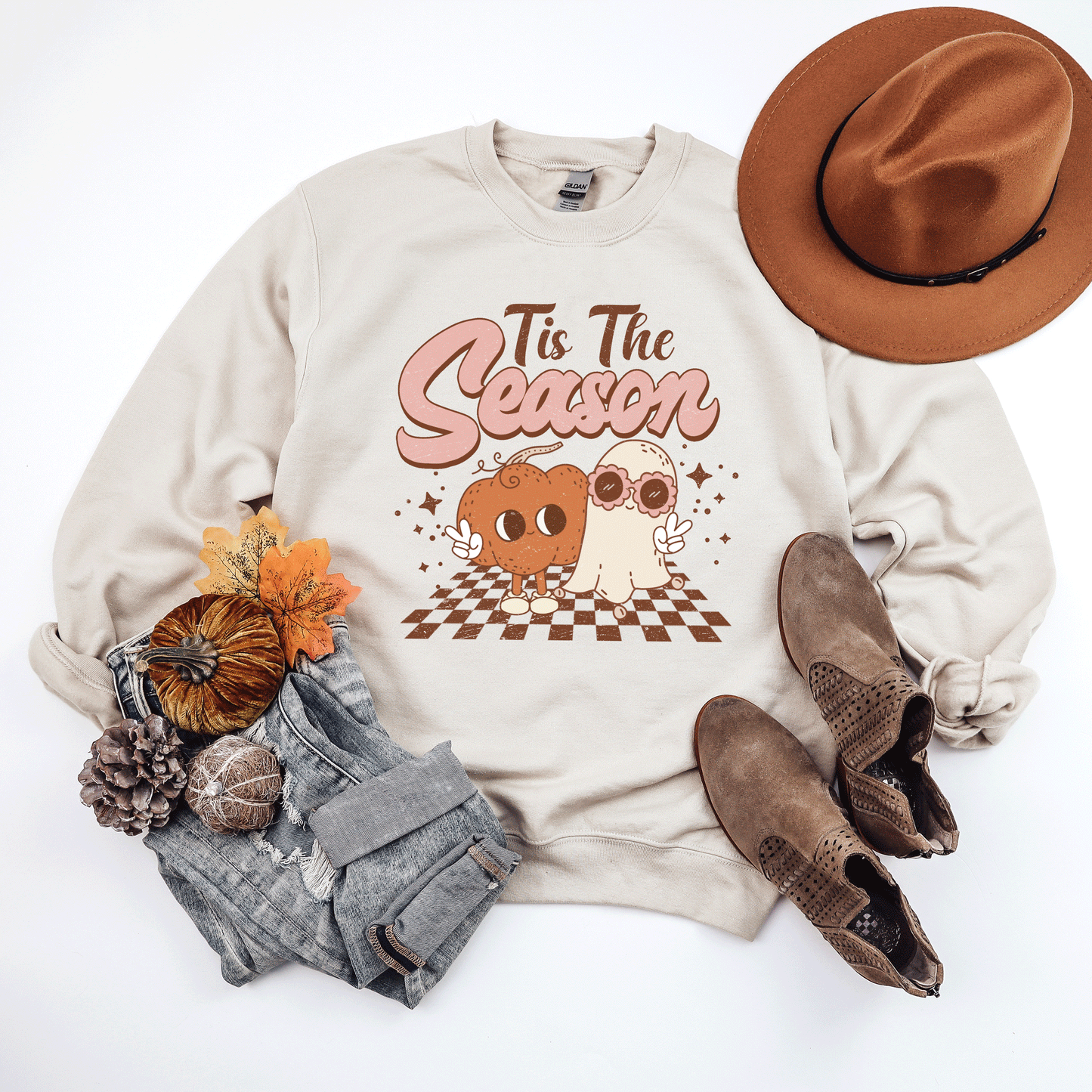 Tis The Season Pumpkin Ghost | Sweatshirt