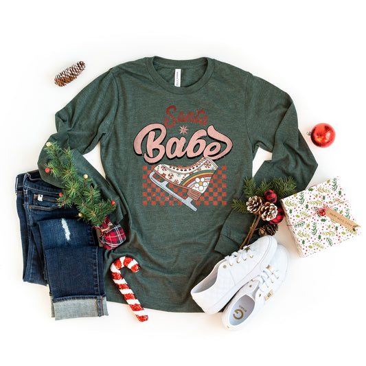 Santa Babe | Long Sleeve Crew Neck