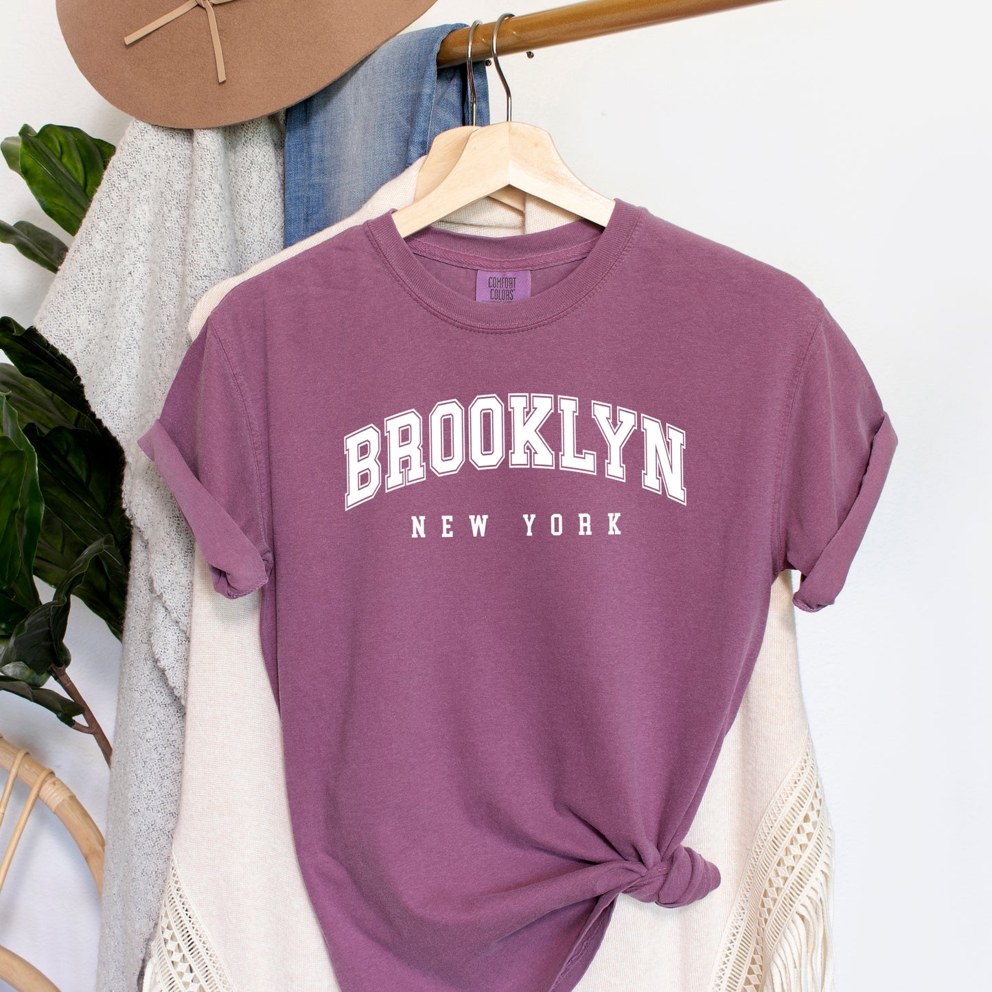 Brooklyn New York | Garment Dyed Short Sleeve Tee