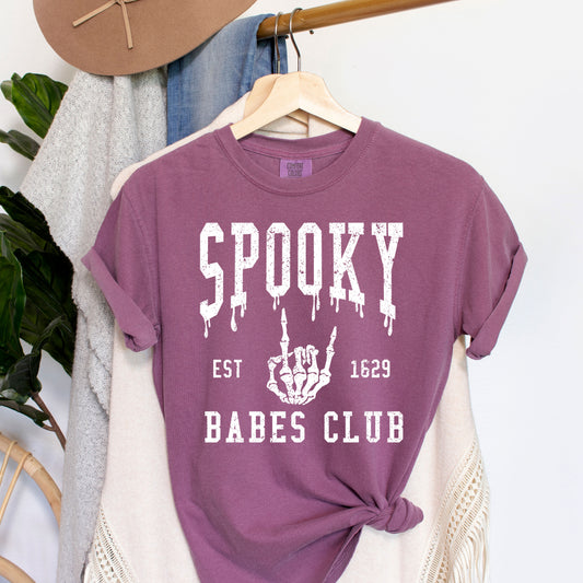 Spooky Babes Club | Garment Dyed Tee