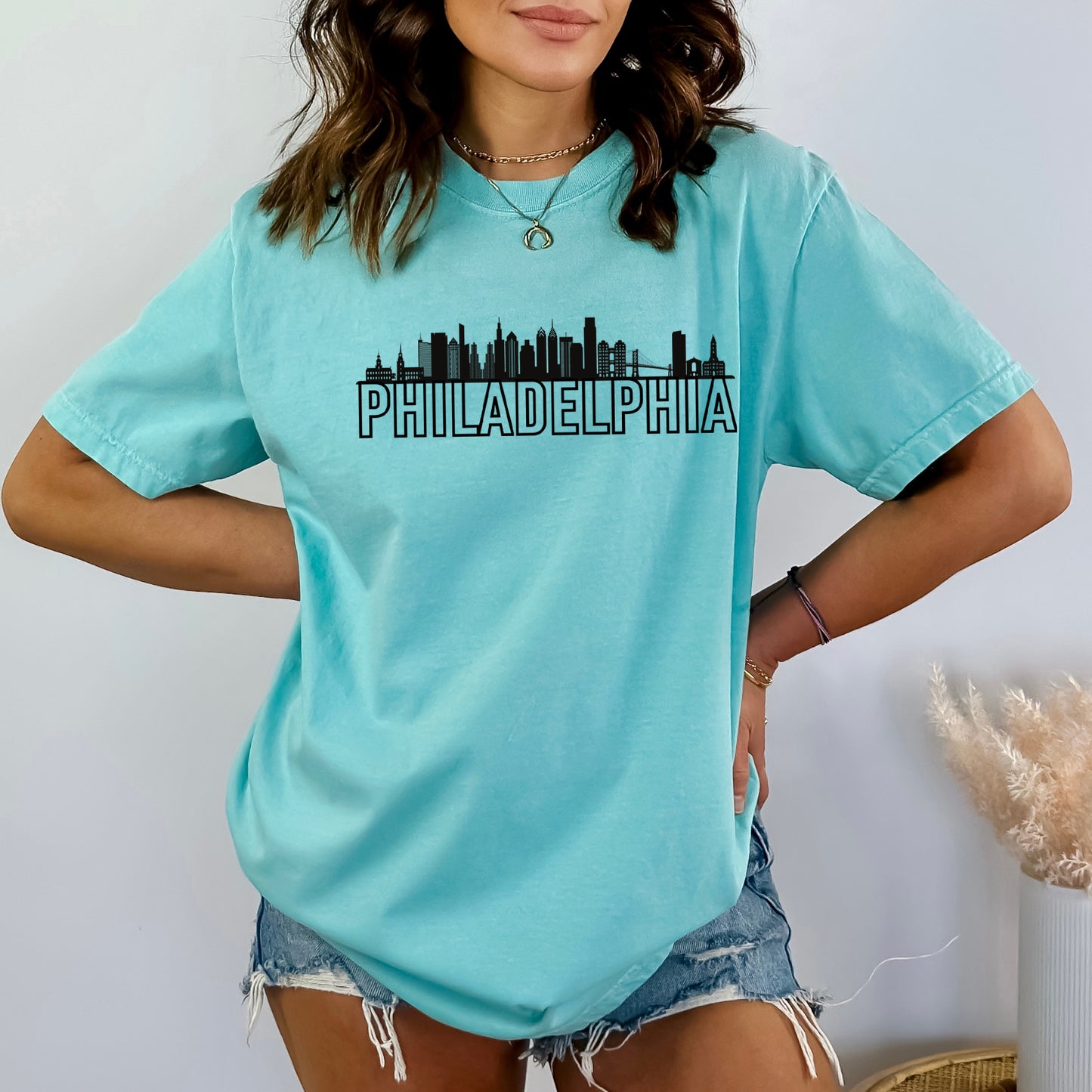 Philadelphia Buildings | Garment Dyed Tee