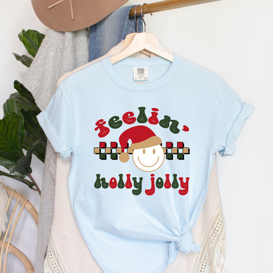 Feelin' Holly Jolly | Garment Dyed Tee