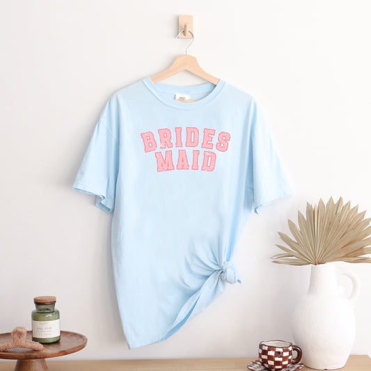 Varsity Bridesmaid | Garment Dyed Tee