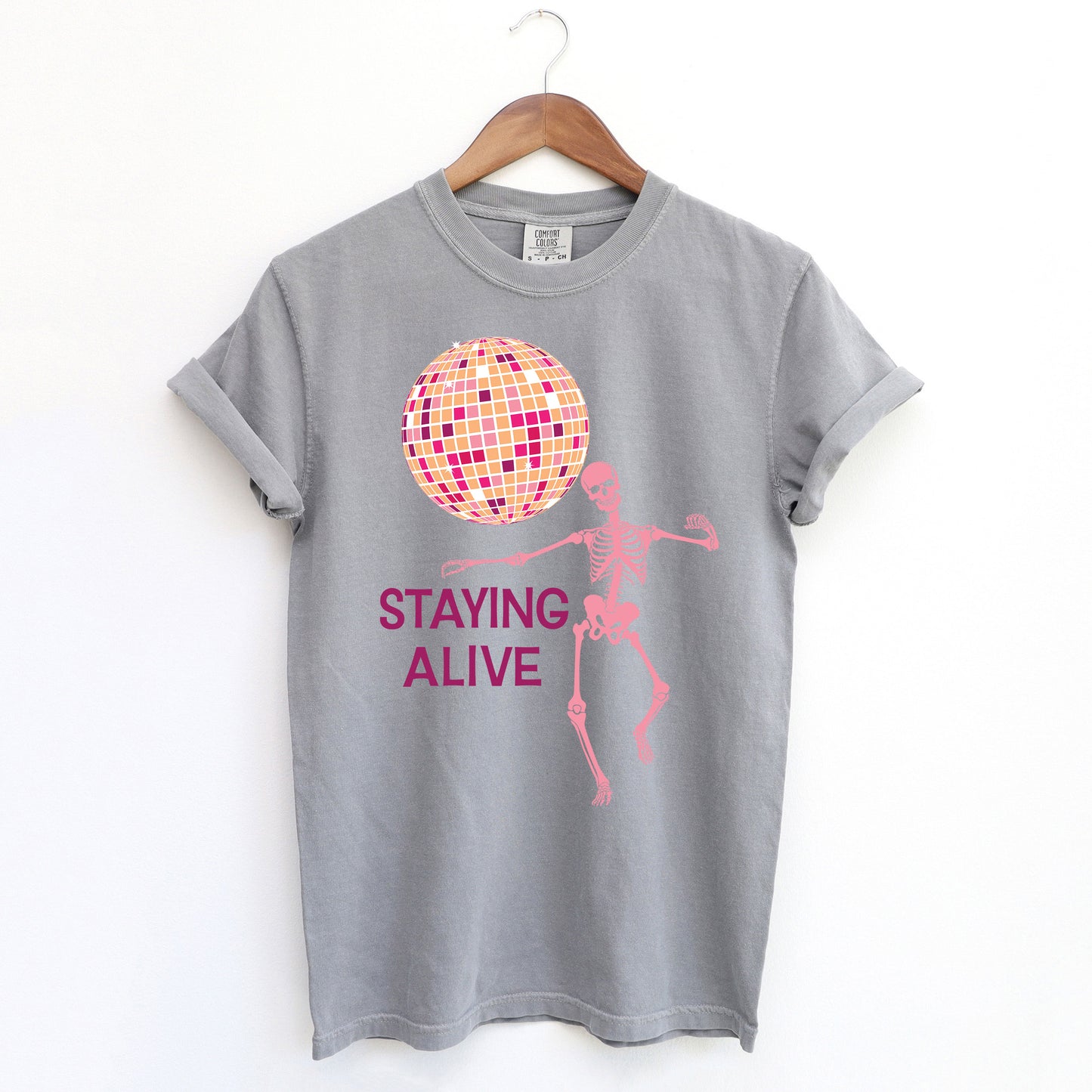 Staying Alive Disco Ball | Garment Dyed Tee