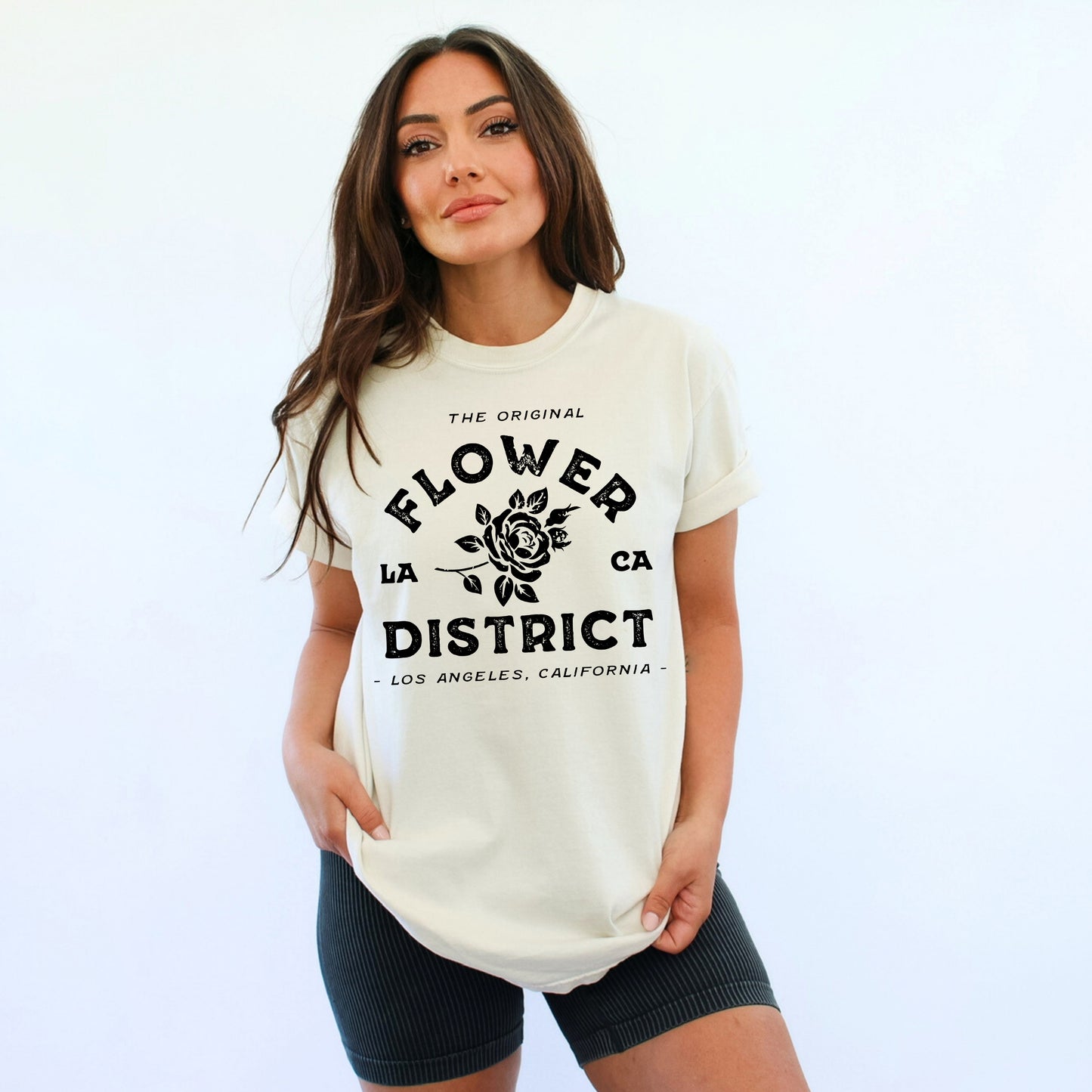 Flower District | Garment Dyed Short Sleeve Tee