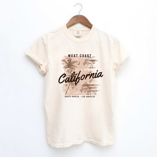 West Coast Santa Monica | Garment Dyed Short Sleeve Tee