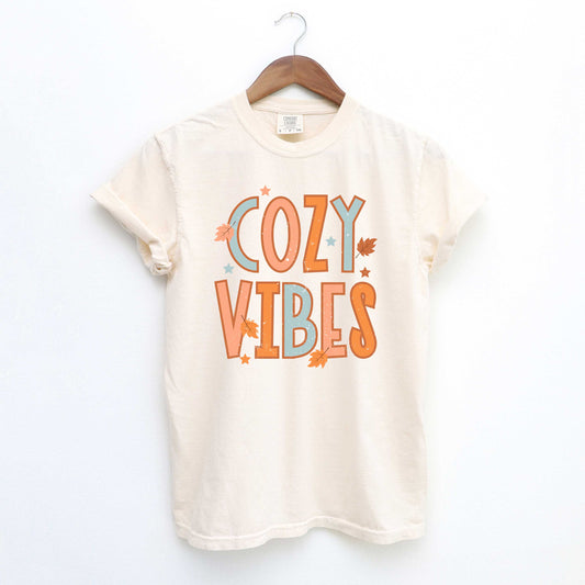 Cozy Vibes Distressed | Garment Dyed Tee