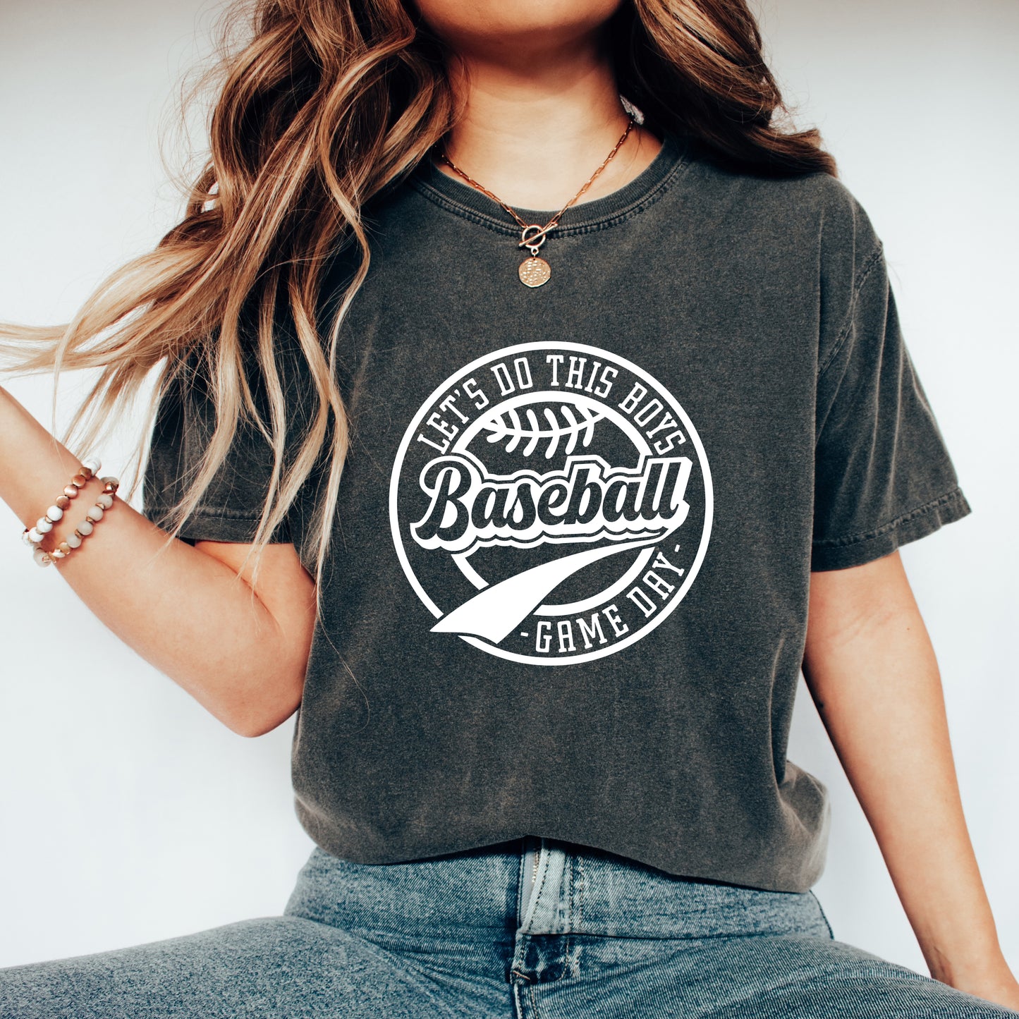 Let's Do This Boys Game Day | Garment Dyed Short Sleeve Tee