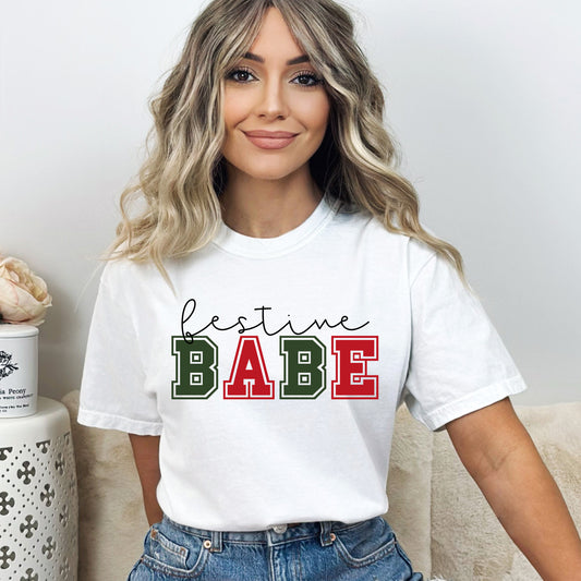 Festive Babe  | Garment Dyed Tee