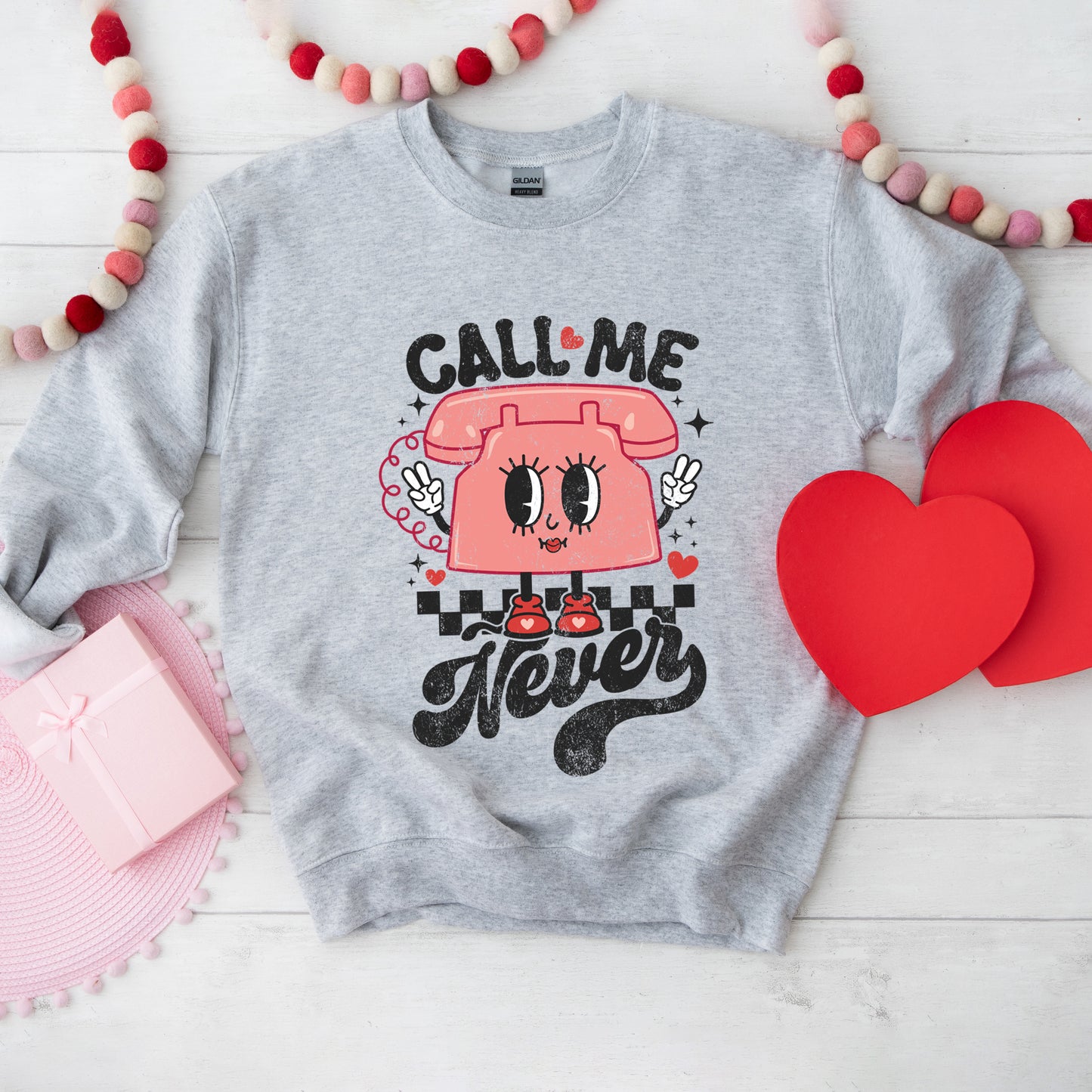 Call Me Never Phone | Sweatshirt