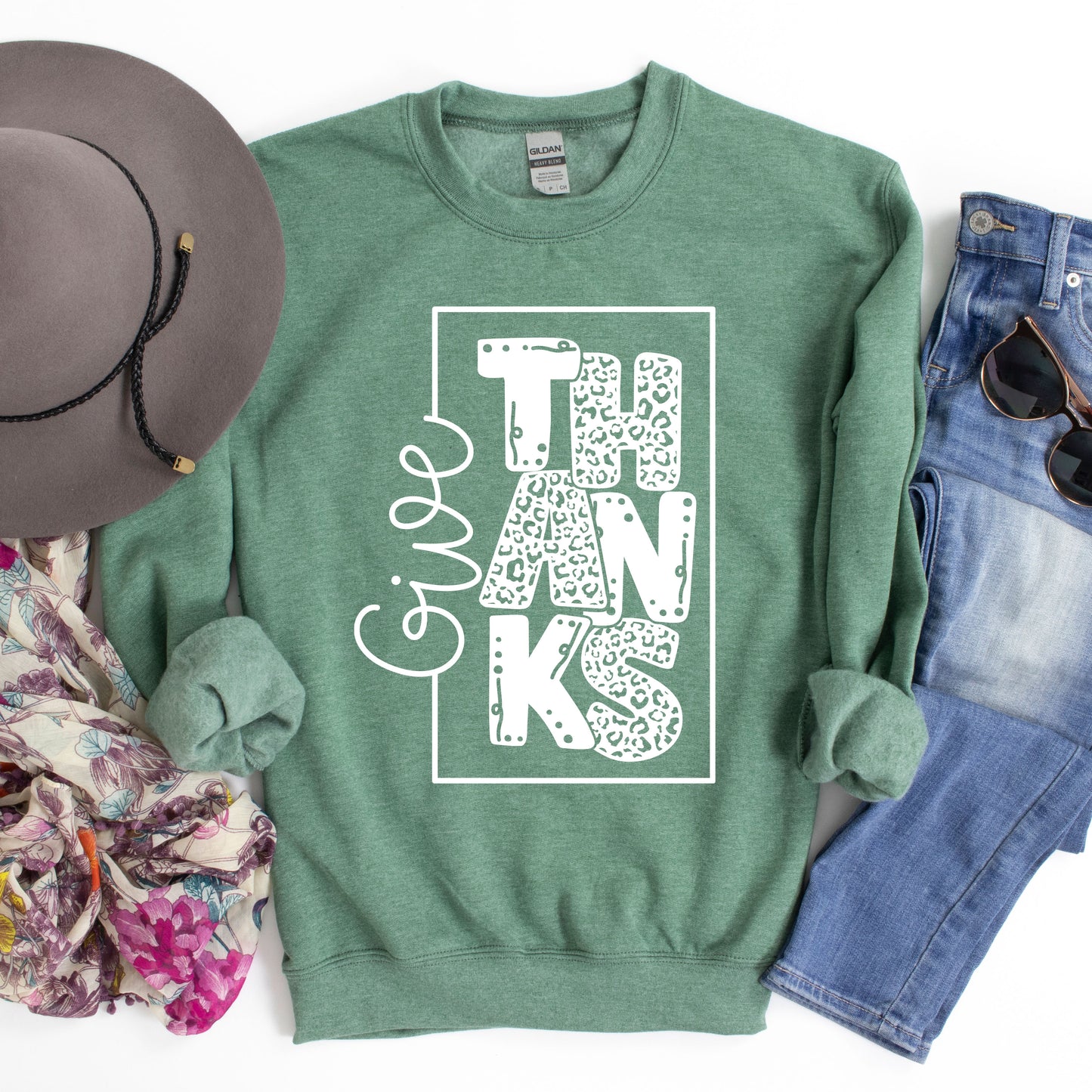 Give Thanks Square | Sweatshirt