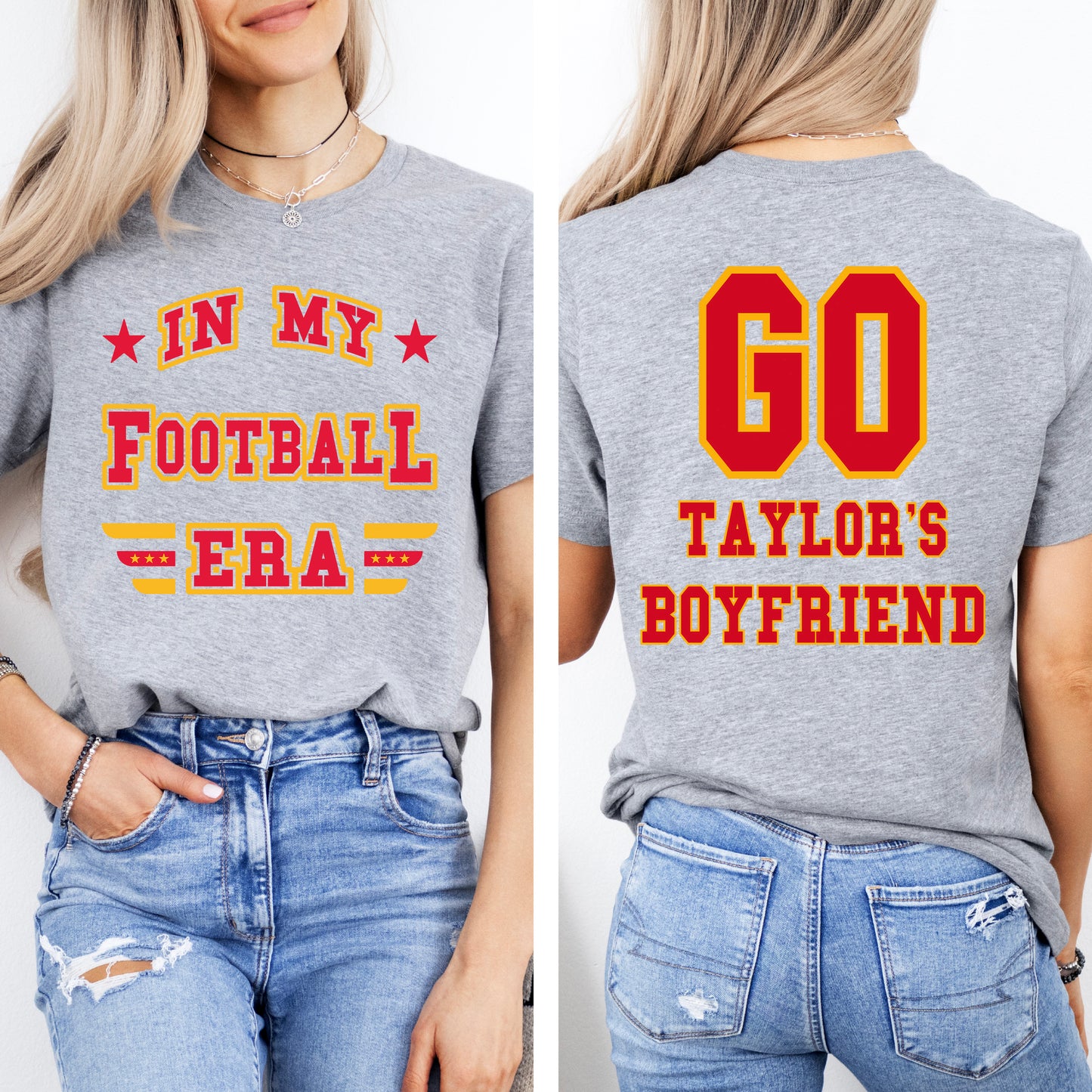 Taylor's Boyfriend Era | Front and Back Short Sleeve Crew Neck