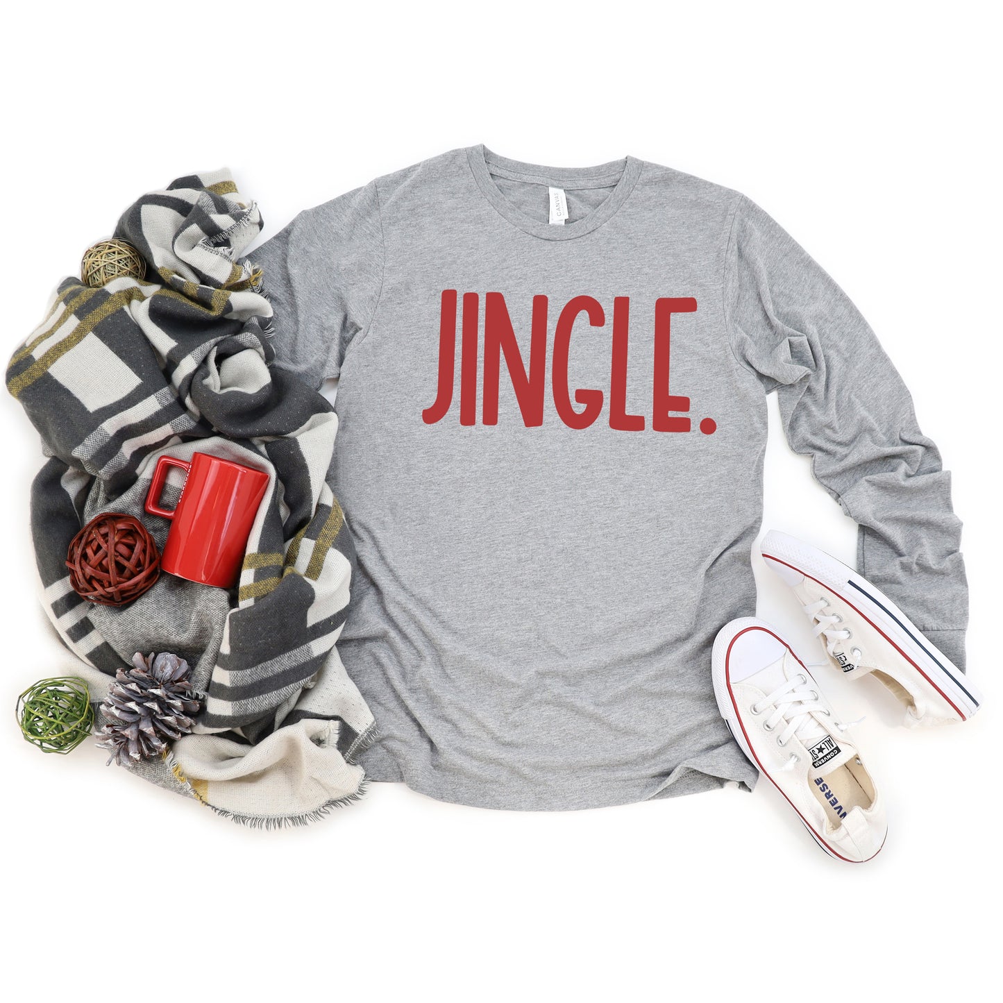 Jingle Bold | Long Sleeve Crew Neck