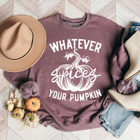 Retro Whatever Spices Your Pumpkin | Sweatshirt